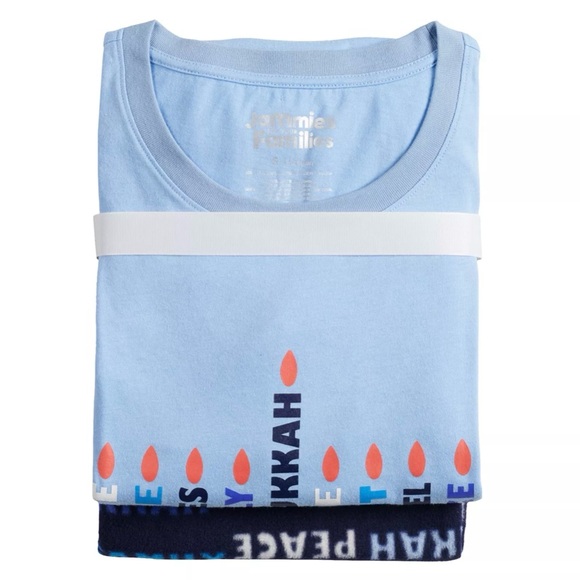 “Jammies for Families” Hanukkah pj set,knit top/fleece bottoms-adult size M-NEW - Picture 3 of 14